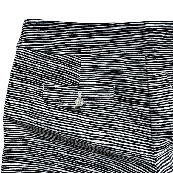 LOFT | NWOT RIVIERA NAVY BLUE & WHITE STRIPED SAILOR SHORTS COTTON | SIZE: 4 - Picture 7 of 9